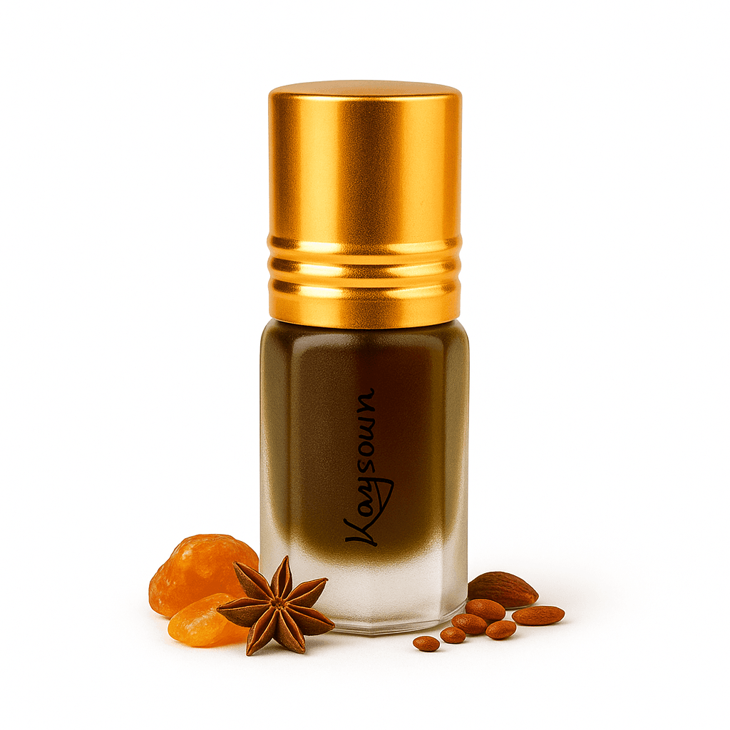 Parfum émeraude aux notes d’ambre et d’épices par kayssoun